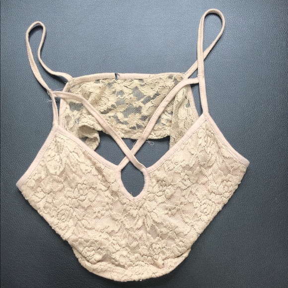 Urban Planet Other - Nude/beige lace bralette